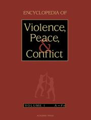 Cover of: Encyclopedia of violence, peace & conflict