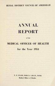 Cover of: [Report 1954]