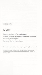 Cover of: Light