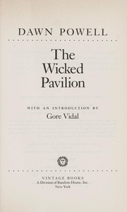 Cover of: The wicked pavilion