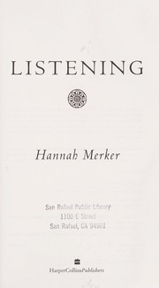 Cover of: Listening