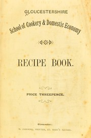 Cover of: Recipe book