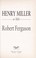 Cover of: Henry Miller : a life