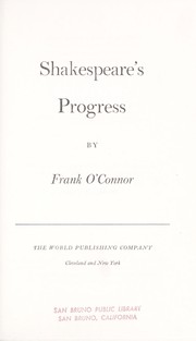Cover of: Shakespeare's progress