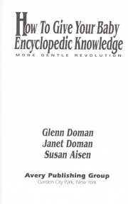 Cover of: Encyclopedia of Knowledge (The Gentle Revolution Series) by Doman