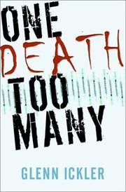 Cover of: One death too many | Glenn Ickler