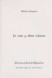 Cover of: La casa y otras visiones