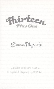 Cover of: Thirteen plus one