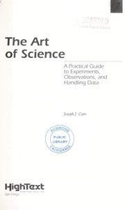 Cover of: The art of science by Joseph J. Carr