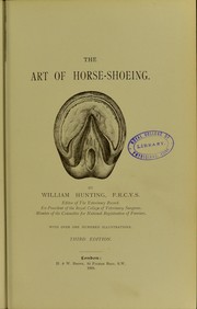 Cover of: The art of horse-shoeing