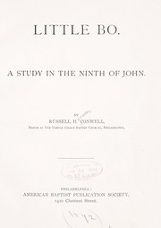 Cover of: Little Bo: a study in the Ninth of John