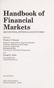 Handbook of Financial Markets, Securities, Options and Futures by Frank J. Fabozzi