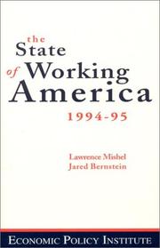 Cover of: The State of Working America, 1992-93 (Economic Policy Institute) by Lawrence Mischel, Jared Bernstein