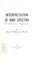 Cover of: Interpretation of NMR spectra