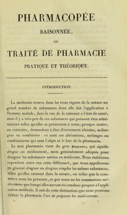 Cover of: Pharmacop©♭e raisonn©♭e, ou trait©♭ de pharmacie pratique et th©♭orique