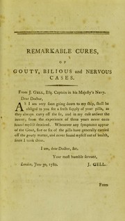 Cover of: Remarkable cures, of gouty, bilious, and nervous cases