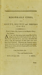 Cover of: Remarkable cures, of gouty, bilious, and nervous cases by John Scot