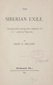 Cover of: The Siberian exile