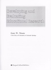 Cover of: Developing and evaluating educational research