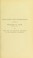 Cover of: Application and testimonials in favour of William R. Jack, B.Sc., M.D., C.M., F.F.P.S.G., for the post of Assistant Physician to the Western Infirmary