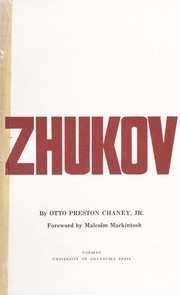 Cover of: Zhukov. by Otto Preston Chaney