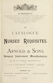 Cover of: Catalogue of nurses' requisites