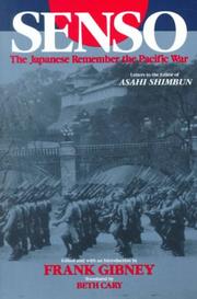 Cover of: Sensō: the Japanese remember the Pacific War : letters to the editor of Asahi Shimbun