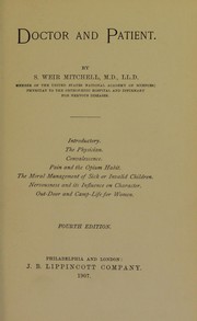 Cover of: Doctor and patient. by S. Weir Mitchell