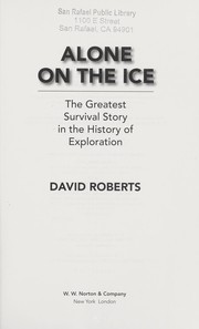 Cover of: Alone on the Ice: The Greatest Survival Story in the History of Exploration