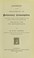 Cover of: Address on the treatment of pulmonary consumption, delivered at the Glasgow Pathological and Clinical Society, 14th November, 1882