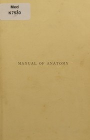 Cover of: Cunningham's manual of practical anatomy