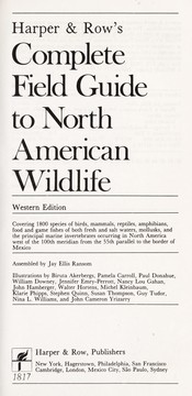 Cover of: Harper & Row's Complete field guide to North American wildlife, Western edition by Jay Ellis Ransom