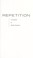 Cover of: Repetition