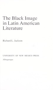 Cover of: The Black image in Latin American literature