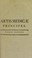 Cover of: Artis medicae principes, Hippocrates, Aretaeus, Alexander, Aurelianus, Celsus, Rhazeus