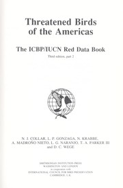 Cover of: The ICBP/IUCN red data book by 