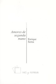 Cover of: Amores de segunda mano