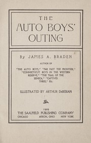 Cover of: The auto boys' outing