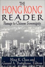 Cover of: The Hong Kong Reader: Passage to Chinese Sovereignty  by 