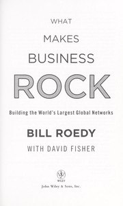 What makes business rock by Bill Roedy