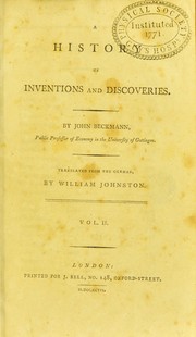 Cover of: A history of inventions and discoveries