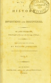 Cover of: A history of inventions and discoveries