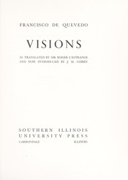Cover of: Visions by Francisco de Quevedo