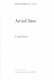 Cover of: Art in China by Craig Clunas