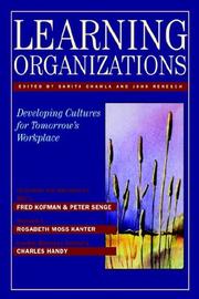 Cover of: Learning Organizations: Developing Cultures for Tomorrow's Workplace