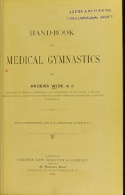 Cover of: Hand-book of medical gymnastics