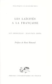 Cover of: Les laïcités à la française
