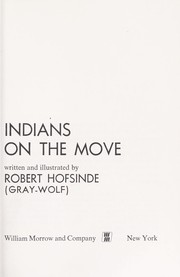Cover of: Indians on the move