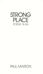 Cover of: Strong place : poems '74-'84 by 