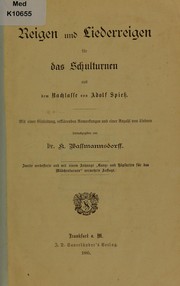 Cover of: Reigen und Liederreigen f©ơr das Schulturnen